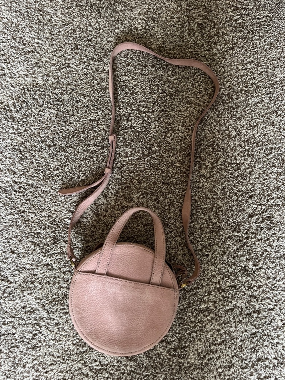 Madewell Round Pink Crossbody Bag
